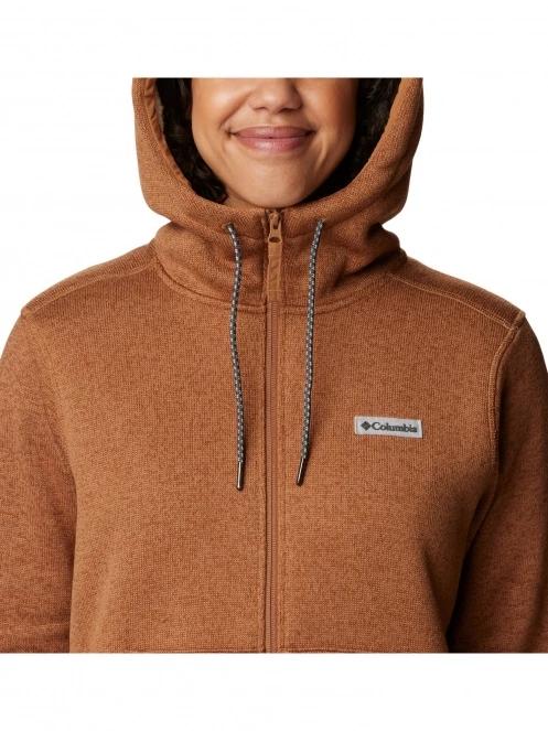 Columbia Sweater Weather Sherpa Full Zip női polár pulóver barna színben 7