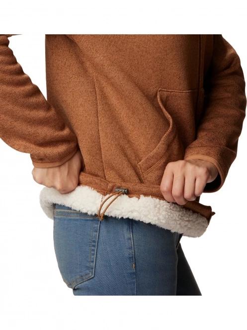 Columbia Sweater Weather Sherpa Full Zip női polár pulóver barna színben 8