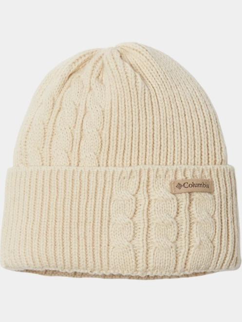 Columbia Agate Pass Cable Knit Beanie női kötött sapka homok színben 2