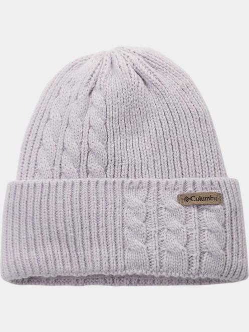 Columbia Agate Pass Cable Knit Beanie női kötött sapka lila színben 2