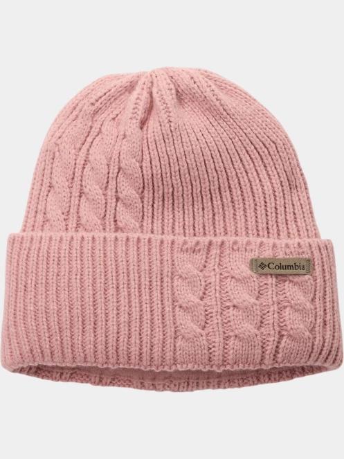 Columbia Agate Pass Cable Knit Beanie női kötött sapka rózsaszín színben 2