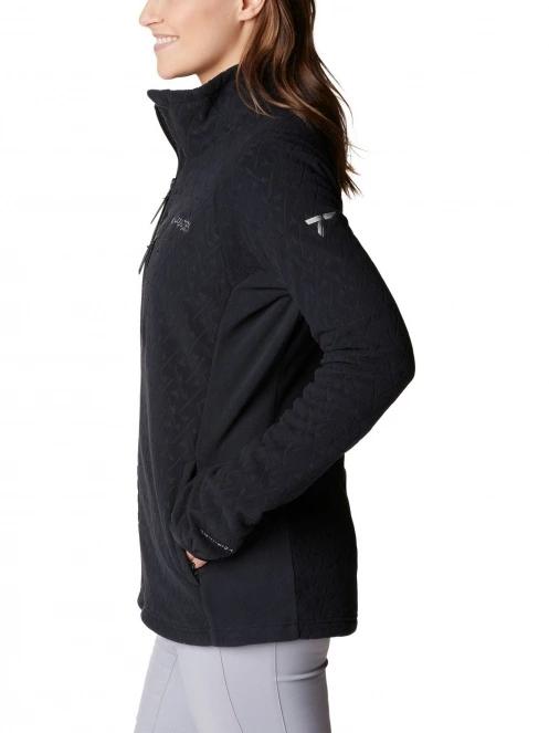 Columbia Titan Pass 3.0 Full Zip Fleece női polár pulóver fekete színben 3
