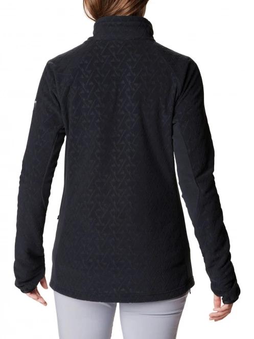 Columbia Titan Pass 3.0 Full Zip Fleece női polár pulóver fekete színben 4