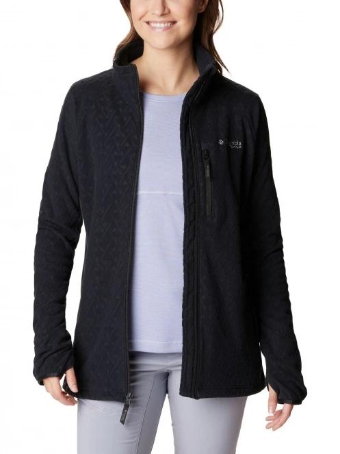 Columbia Titan Pass 3.0 Full Zip Fleece női polár pulóver fekete színben 5