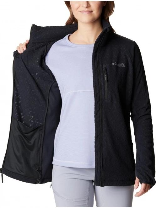 Columbia Titan Pass 3.0 Full Zip Fleece női polár pulóver fekete színben 6