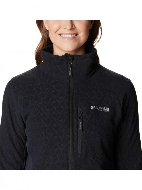 Columbia Titan Pass 3.0 Full Zip Fleece női polár pulóver fekete színben 7
