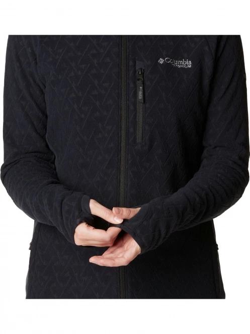 Columbia Titan Pass 3.0 Full Zip Fleece női polár pulóver fekete színben 8