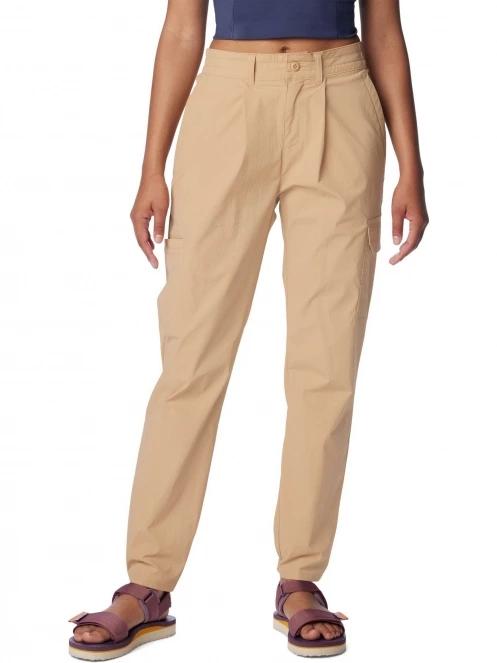 Columbia Boundless Trek Pleated Pant női túranadrág homok színben 2