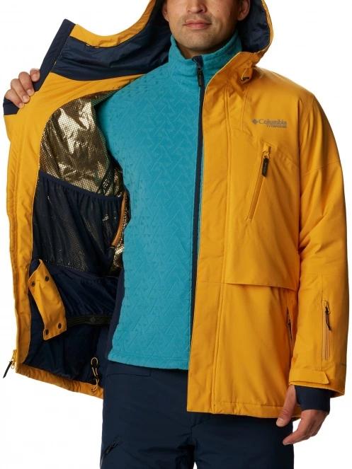 Columbia Aerial Ascender II Jacket férfi síkabát sárga színben 5