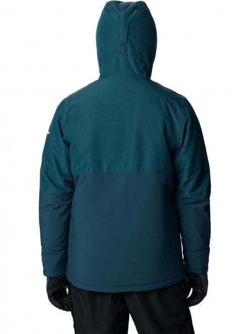 Columbia Winter District II Jacket férfi síkabát zöld színben 4