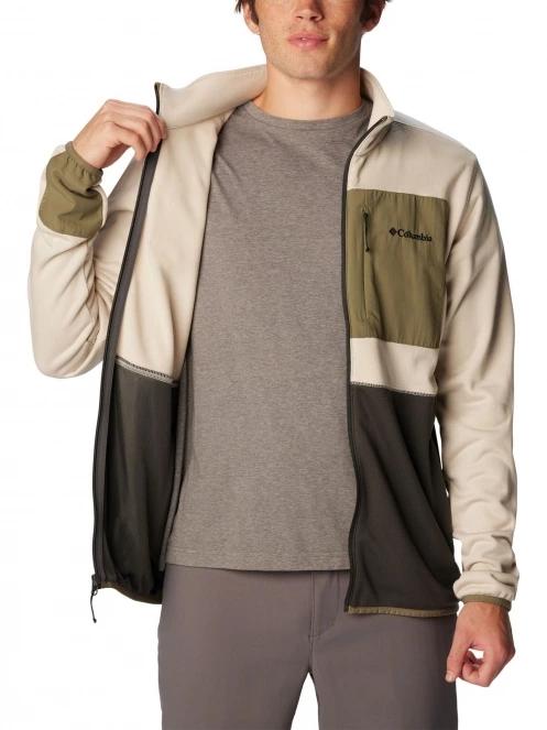 Columbia Columbia Hike Full Zip férfi polár pulóver homok színben 5