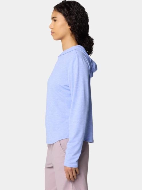 Mountain Hardwear Sunblocker Long Sleeve Hoody női hosszú ujjú sport póló lila színben 3