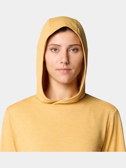 Mountain Hardwear Sunblocker Long Sleeve Hoody női hosszú ujjú sport póló sárga színben 6