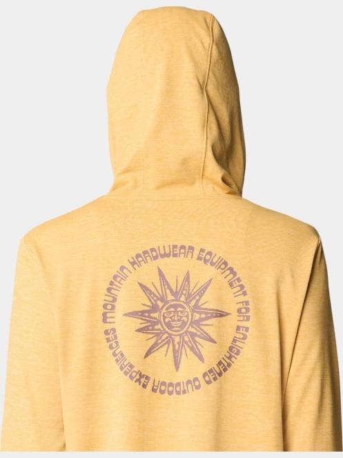 Mountain Hardwear Sunblocker Long Sleeve Hoody női hosszú ujjú sport póló sárga színben 7