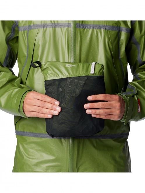 Columbia Outdry Extreme Wyldwood Rain Pant férfi túranadrág zöld színben 9