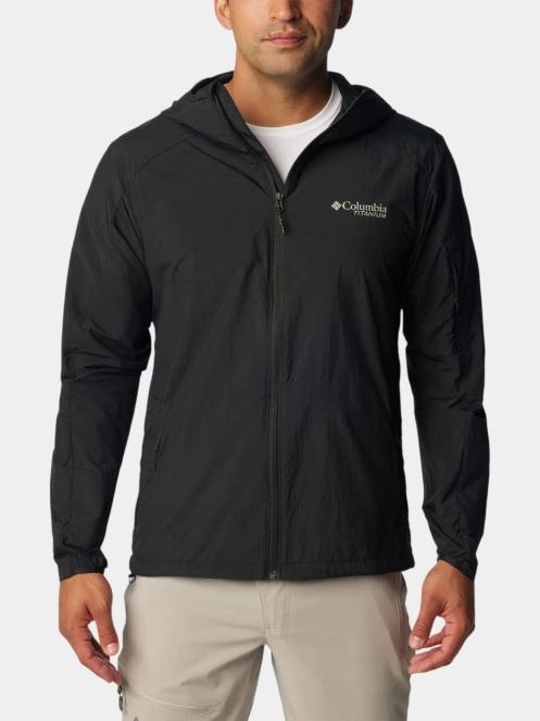 Columbia Loop Trail II Windbreaker férfi széldzseki fekete színben 2