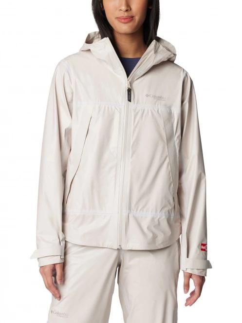 Columbia OutDry Extreme Wyldwood Shell női esőkabát homok színben 2