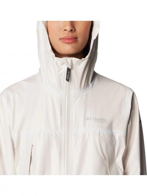Columbia OutDry Extreme Wyldwood Shell női esőkabát homok színben 6