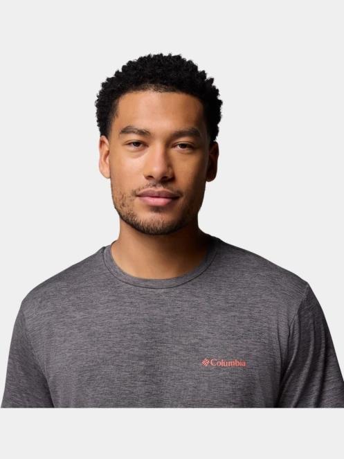 Columbia Kwick Hike Back Graphic Short Sleeve Tee férfi rövid ujjú sport póló fekete színben 6