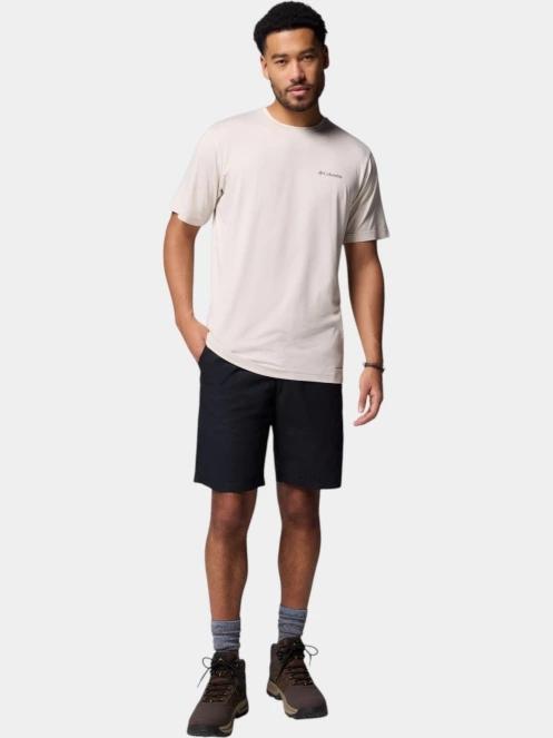 Columbia Kwick Hike Back Graphic Short Sleeve Tee férfi rövid ujjú sport póló homok színben 5