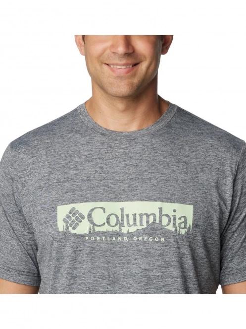 Columbia Kwick Hike Graphic Short Sleeve Tee férfi rövid ujjú sport póló fekete színben 6