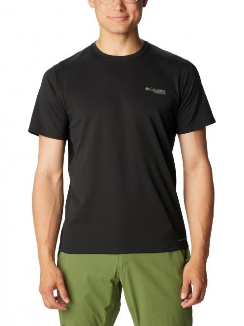 Columbia Summit Valley Short Sleeve Crew férfi rövid ujjú sport póló fekete színben 2