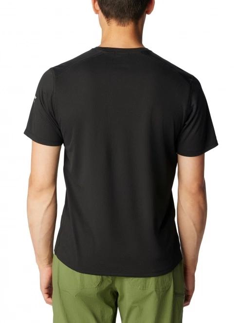 Columbia Summit Valley Short Sleeve Crew férfi rövid ujjú sport póló fekete színben 4