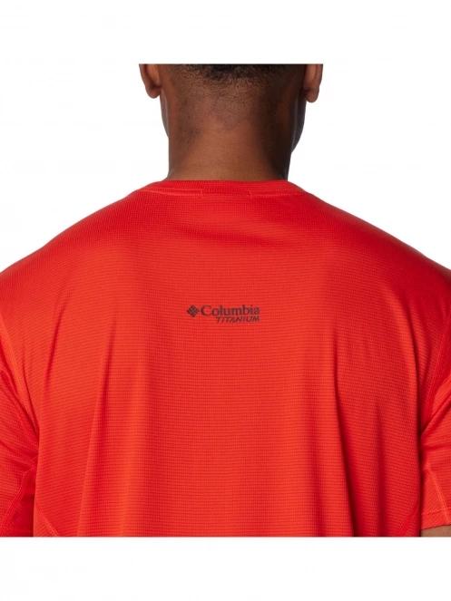 Columbia Cirque River Short Sleeve Crew férfi rövid ujjú sport póló piros színben 6