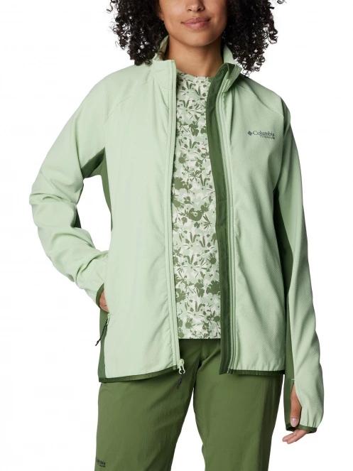Columbia Spectre Ridge Full Zip Tech Fleece női polár pulóver zöld színben 5