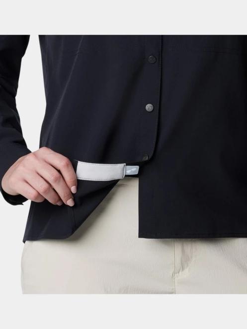 Columbia Summit Valley Woven Long Sleeve Shirt női hosszú ujjú túraing fekete színben 8