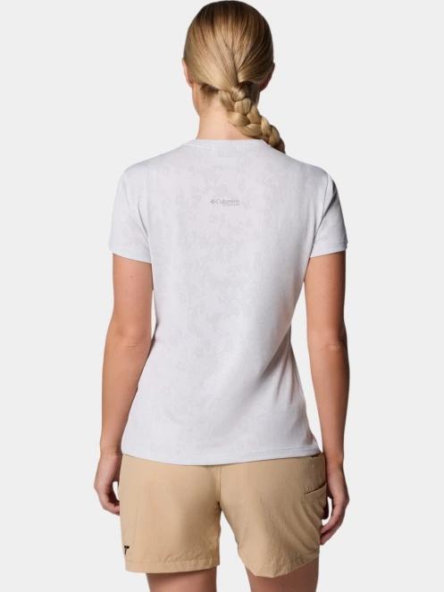 Columbia Bluebird Canyon Short Sleeve Crew női rövid ujjú sport póló fehér színben 4