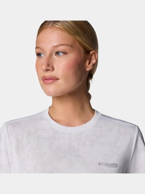 Columbia Bluebird Canyon Short Sleeve Crew női rövid ujjú sport póló fehér színben 6