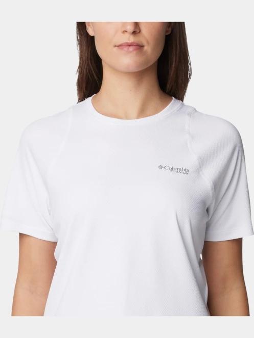 Columbia Summit Valley Short Sleeve Crew női rövid ujjú sport póló fehér színben 5