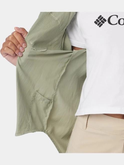 Columbia Silver Ridge 3.0 Short Sleeve Shirt női rövid ujjú ing oliva színben 7