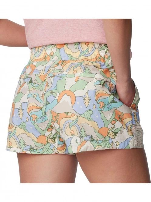 Columbia Boundless Trek Active Cargo Short női rövidnadrág homok színben 7