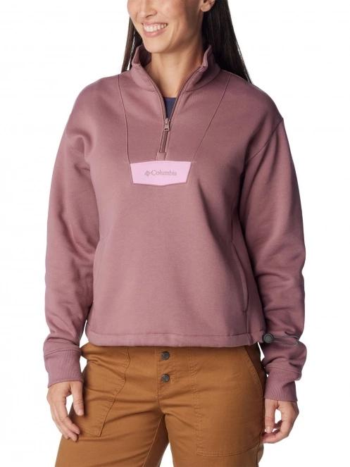 Columbia Columbia Lodge Quarter Zip női pulóver piros színben 2