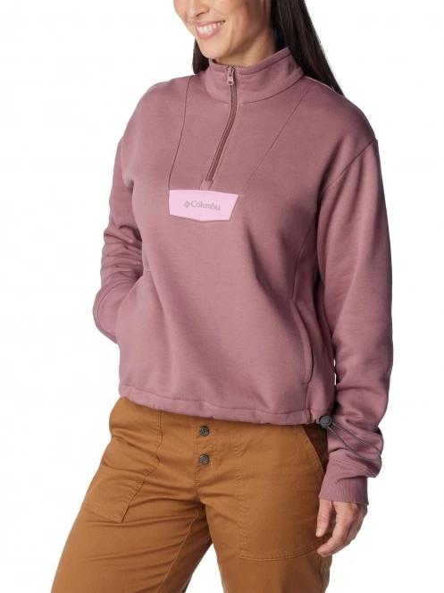 Columbia Columbia Lodge Quarter Zip női pulóver piros színben 5