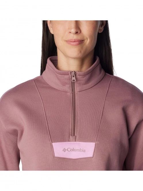 Columbia Columbia Lodge Quarter Zip női pulóver piros színben 6