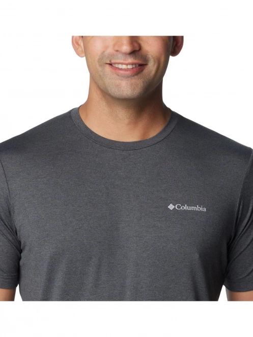 Columbia Tech Trail Crew Neck II férfi rövid ujjú sport póló szürke színben 6