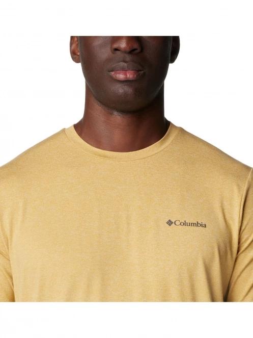 Columbia Tech Trail Crew Neck II férfi rövid ujjú sport póló sárga színben 6