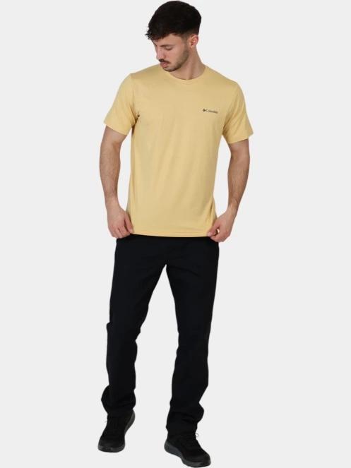 Columbia Tech Trail Crew Neck II férfi rövid ujjú sport póló sárga színben 6