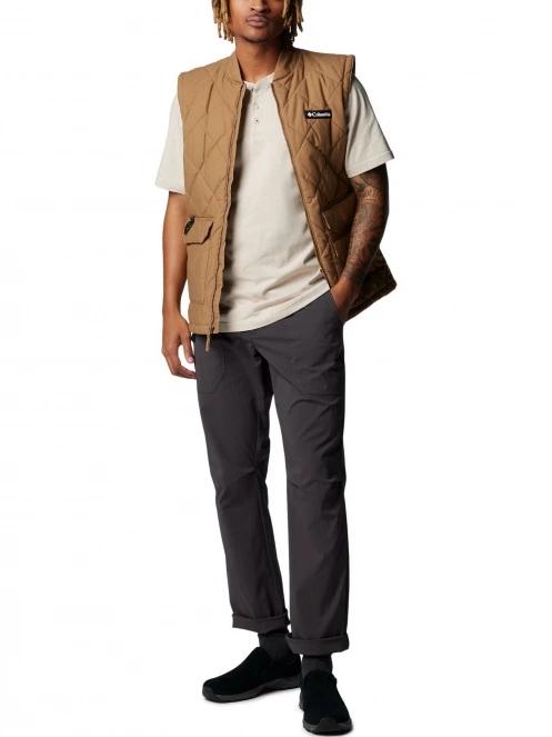 Columbia Rad Padded Vest férfi mellény barna színben 5