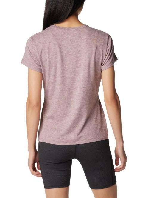 Columbia Sloan Ridge Graphic Short Sleeve Tee női rövid ujjú póló piros színben 4