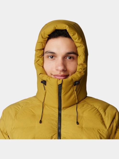 Mountain Hardwear Stretchdown Parka férfi pehelykabát sárga színben 7