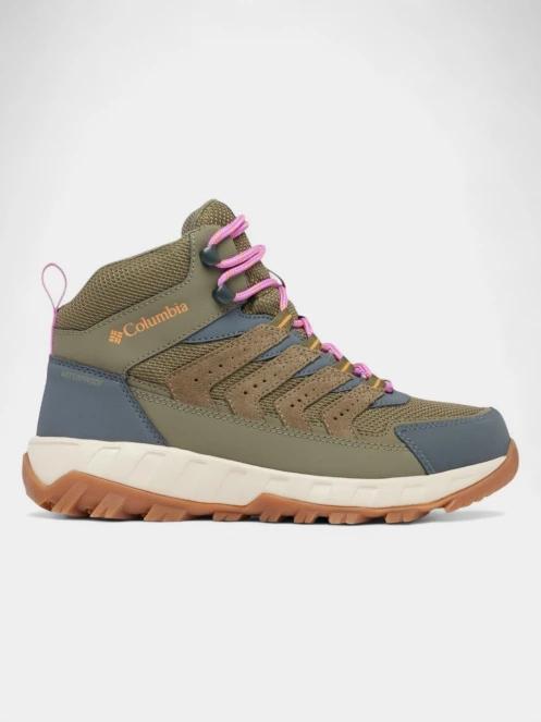 Columbia Strata Trail Mid WP női túrabakancs zöld színben 4