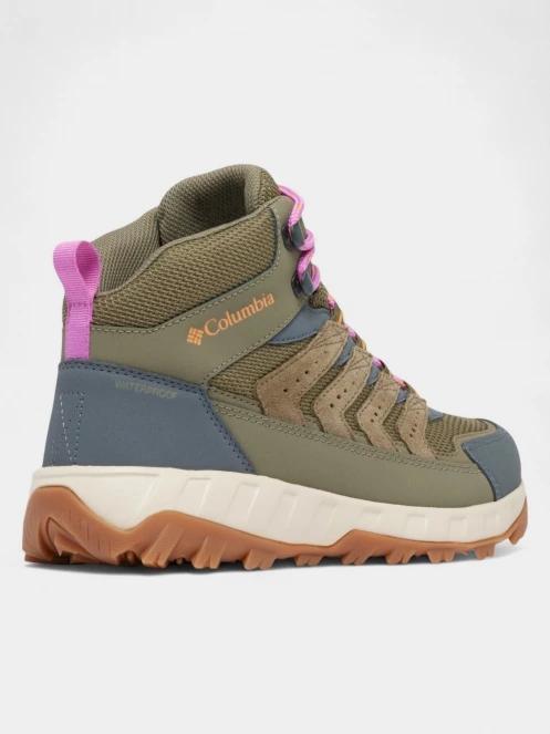 Columbia Strata Trail Mid WP női túrabakancs zöld színben 9