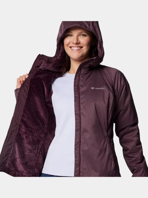 Columbia Kruser Ridge III Plush Softshell Jacket női softshell kabát piros színben 5