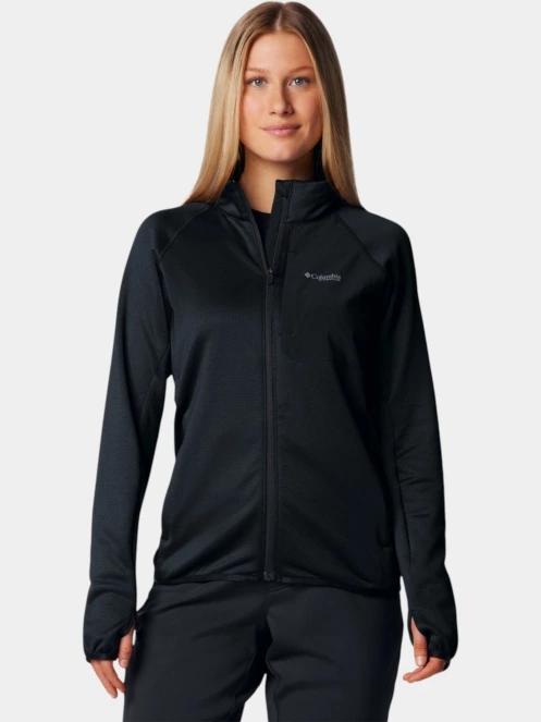 Columbia Triple Canyon Grid Fleece Full Zip női polár pulóver fekete színben 2