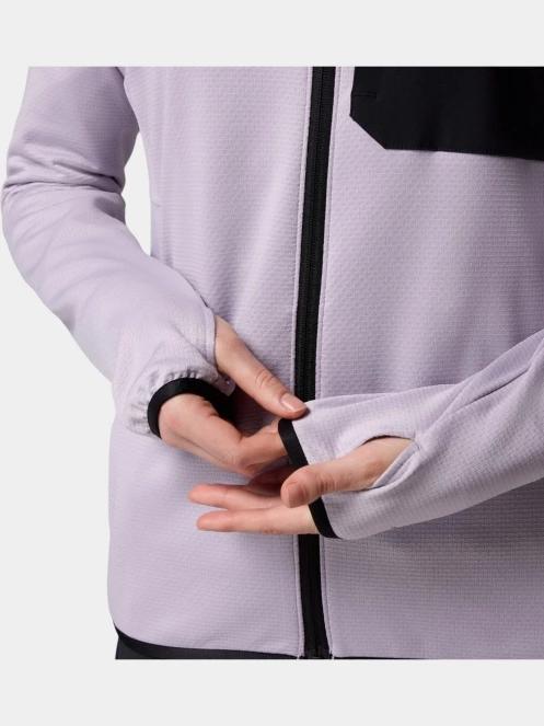 Columbia Triple Canyon Grid Fleece Full Zip női polár pulóver lila színben 7