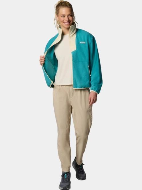 Columbia Sequoia Grove Full Zip Fleece női polár pulóver zöld színben 5